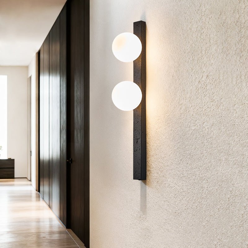 balanced-globe-sconce-anzaz-Black Travertine & White-2