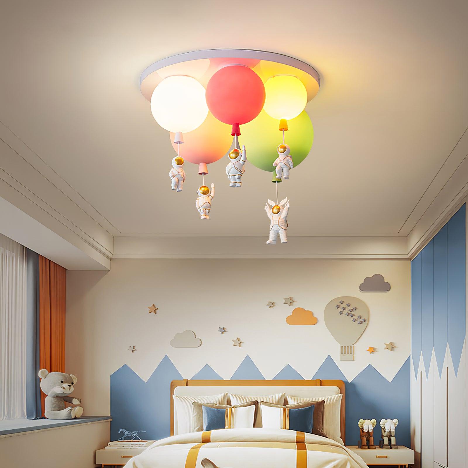 frosted-balloon-combination-ceiling-lamp-anzaz-Model B (Red + pink + Orange)-2