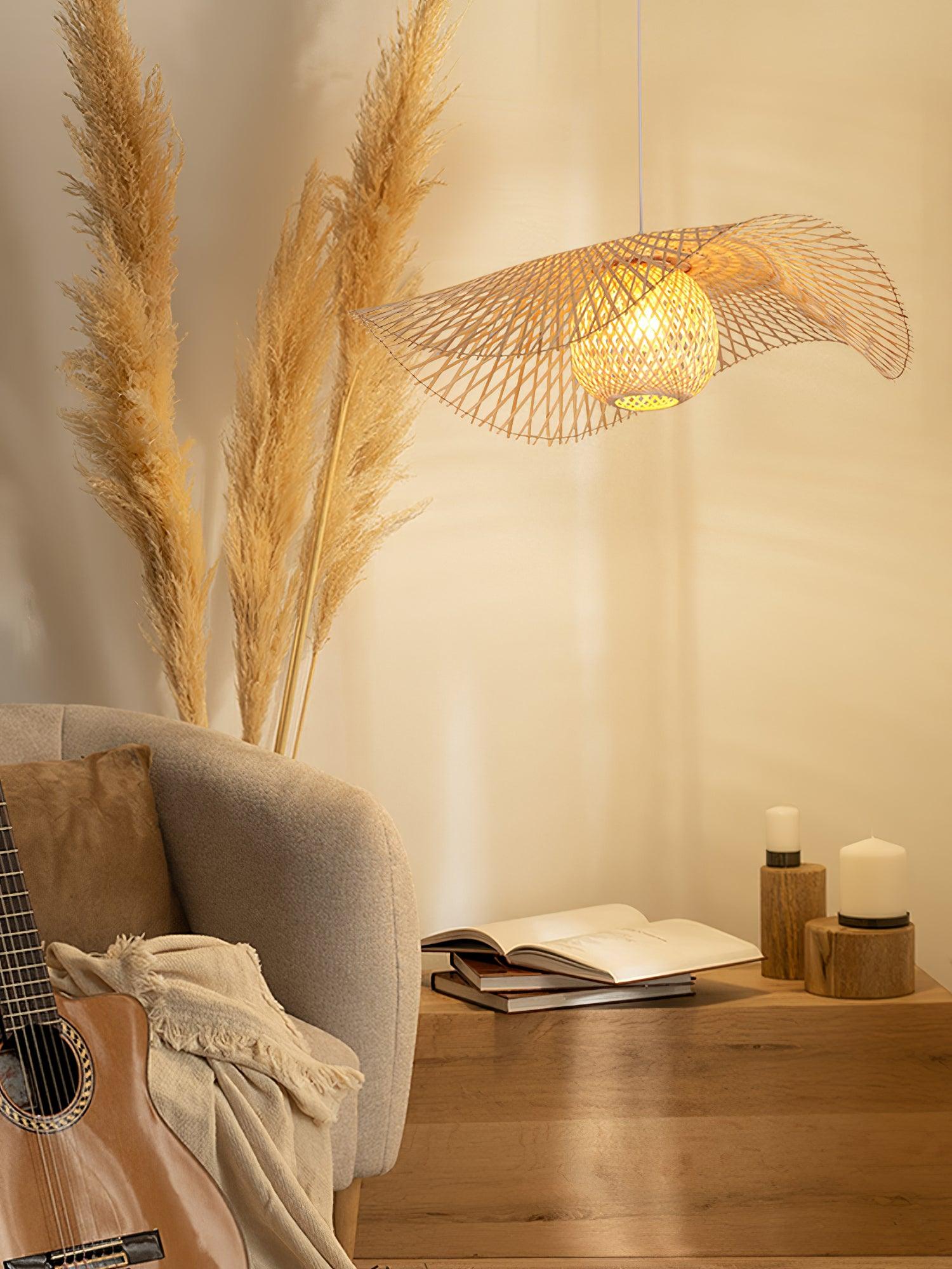 bamboo-frame-pendant-lamp-anzaz-Model B-8