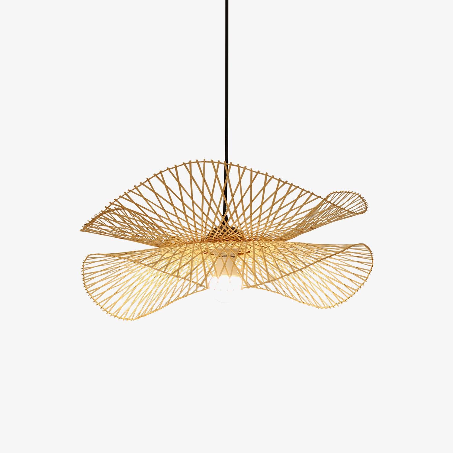 bamboo-frame-pendant-lamp-anzaz-Model A-1