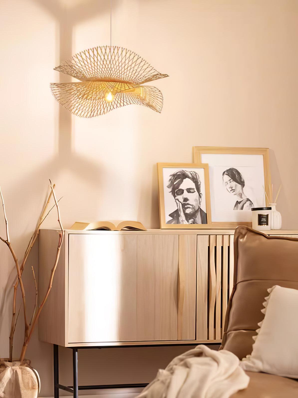 bamboo-frame-pendant-lamp-anzaz-Model A-10