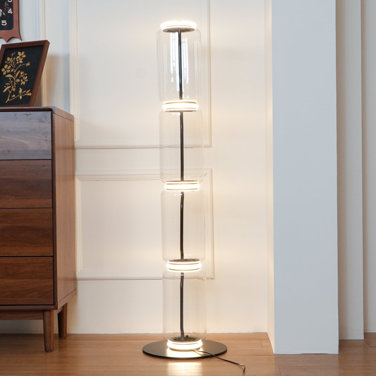 bamboo-glass-floor-lamp-anzaz-Clear+Black & Warm Light-4