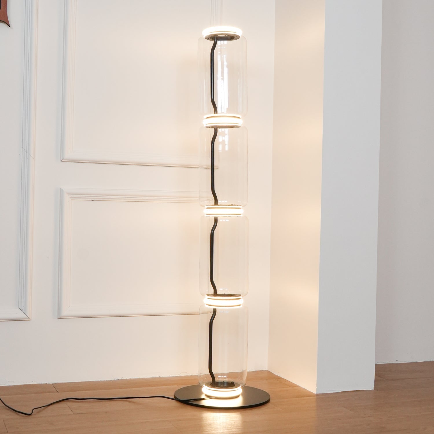 bamboo-glass-floor-lamp-anzaz-Clear+Black & Neutral Light-6
