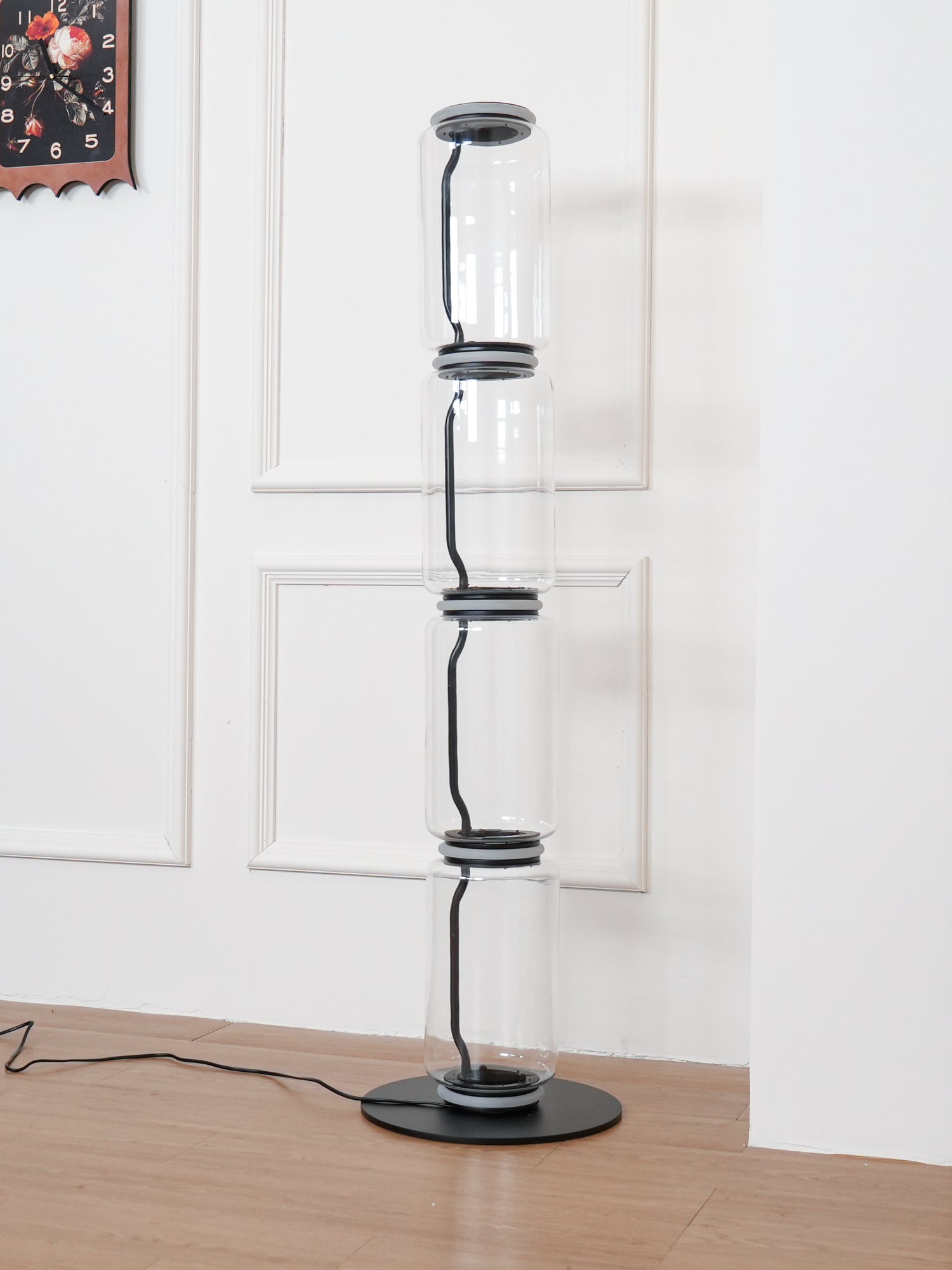 bamboo-glass-floor-lamp-anzaz-Clear+Black & Warm Light-9
