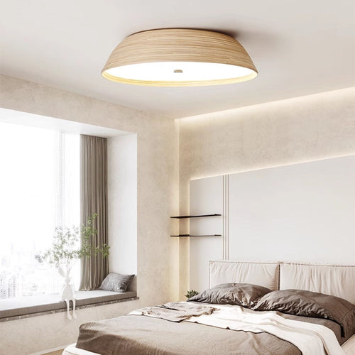 bamboo-textured-ceiling-lamp-anzaz-Nature Bamboo & White-2