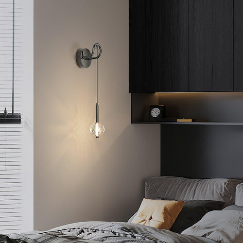 barletta-crystal-wall-lamp-anzaz-Black & Clear-2