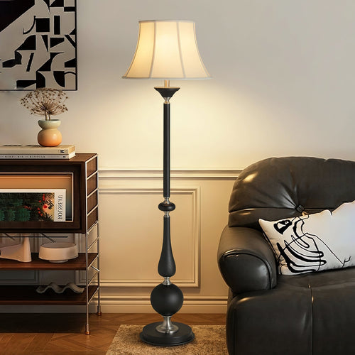 belfort-classic-floor-lamp-anzaz-Black & Beige-2