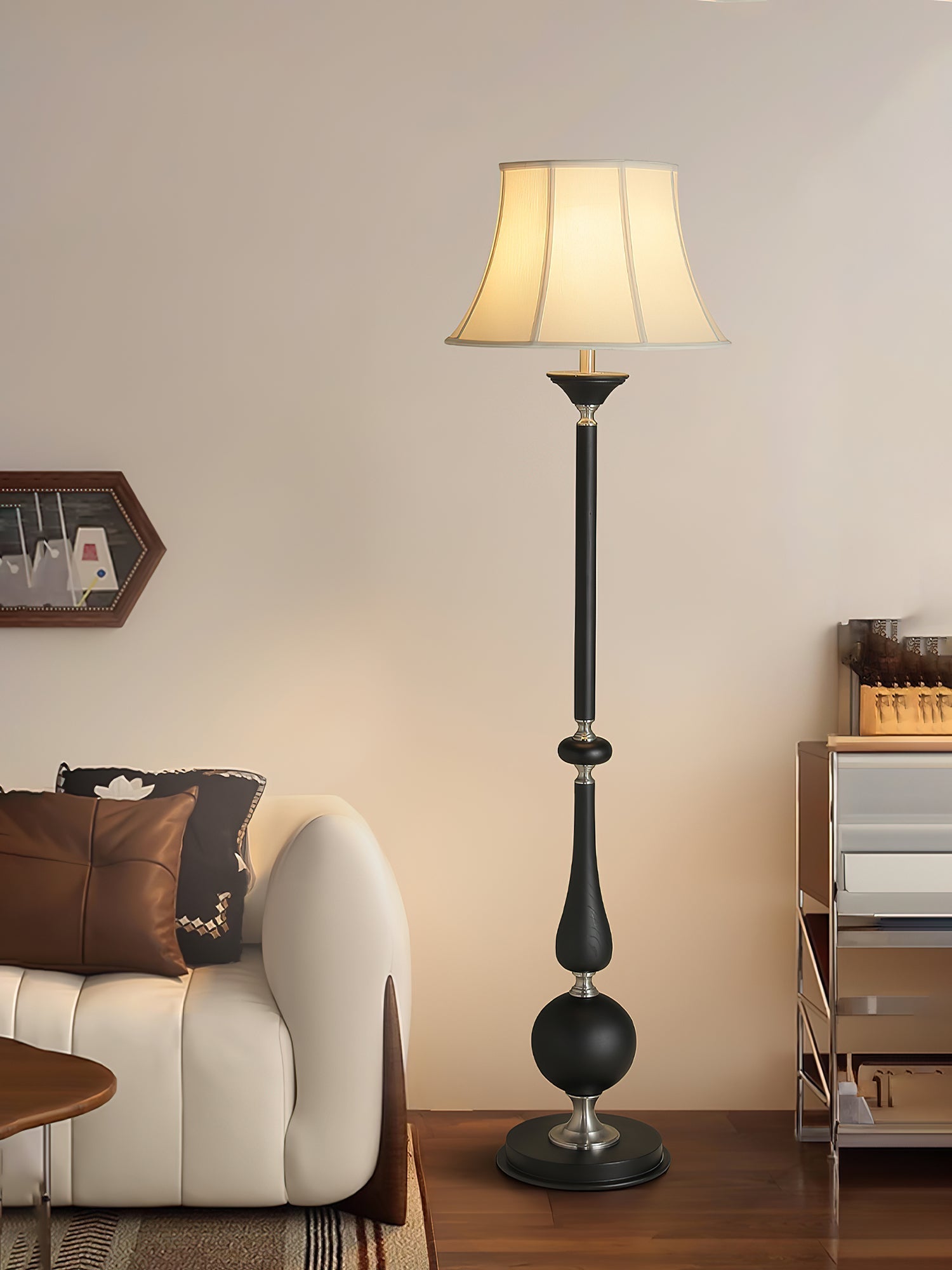 belfort-classic-floor-lamp-anzaz-Black & Beige-4