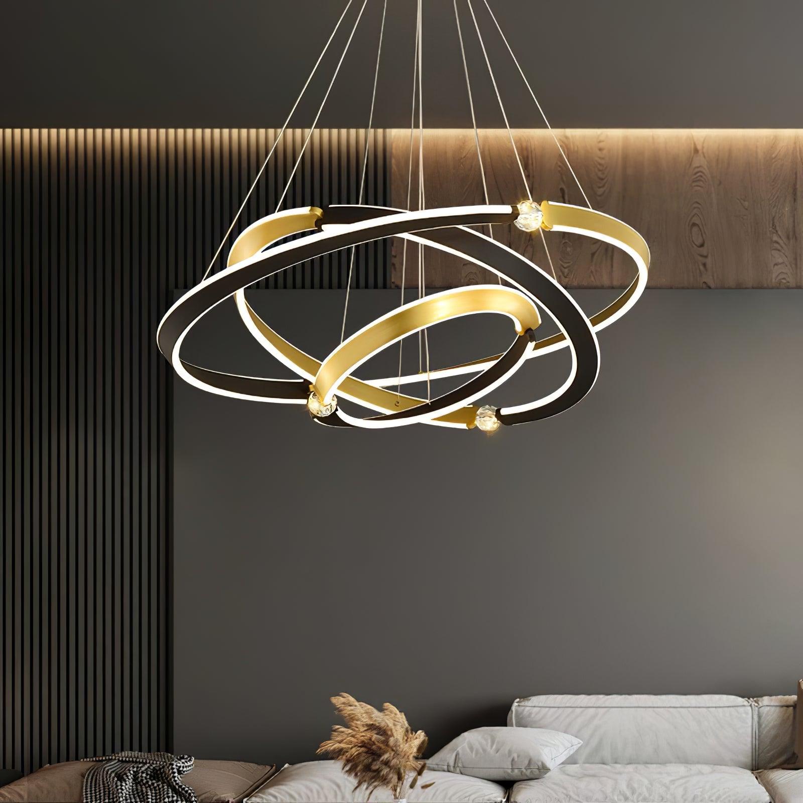beliani-led-pendant-light-anzaz-Gold & Black-11