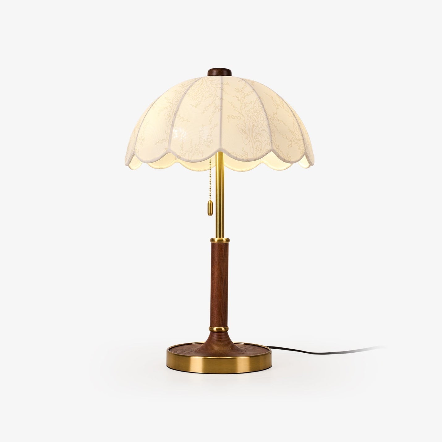 belle-table-lamp-anzaz-Walnut color & Gold & White-1