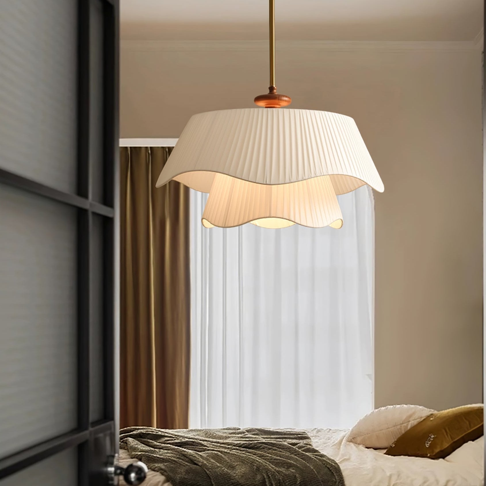 bellevue-pendant-lamp-anzaz-Gold & Beige-4