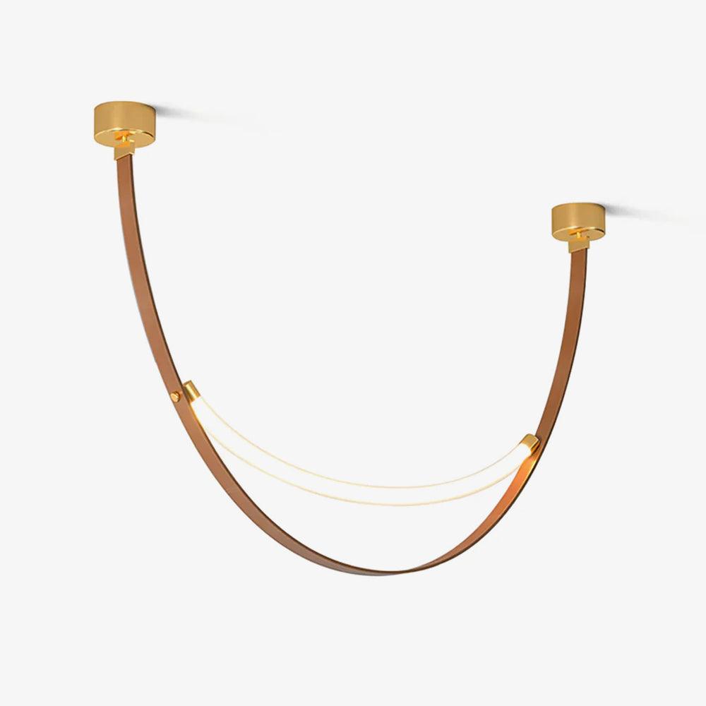 belt-pendant-lamp-anzaz-Gold & Light Brown-1