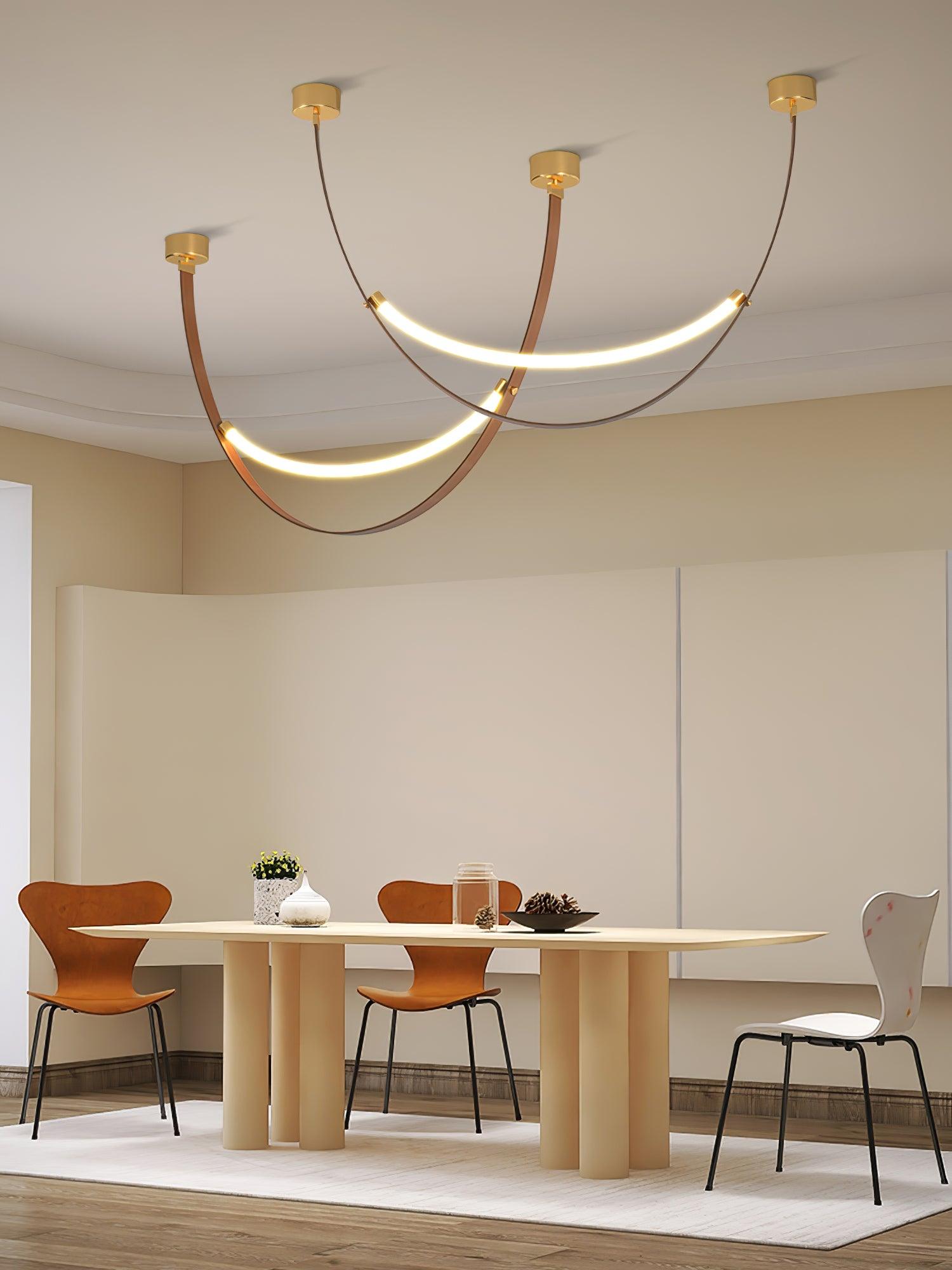 belt-pendant-lamp-anzaz-Gold & Black-4