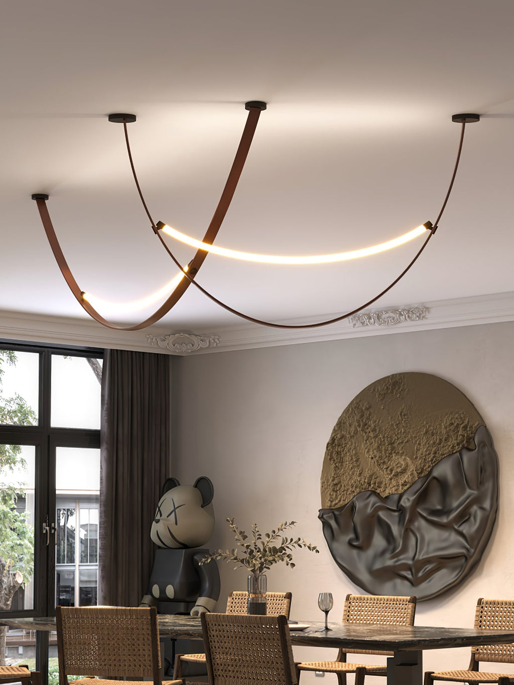 belt-pendant-lamp-anzaz-Gold & Light Brown-20