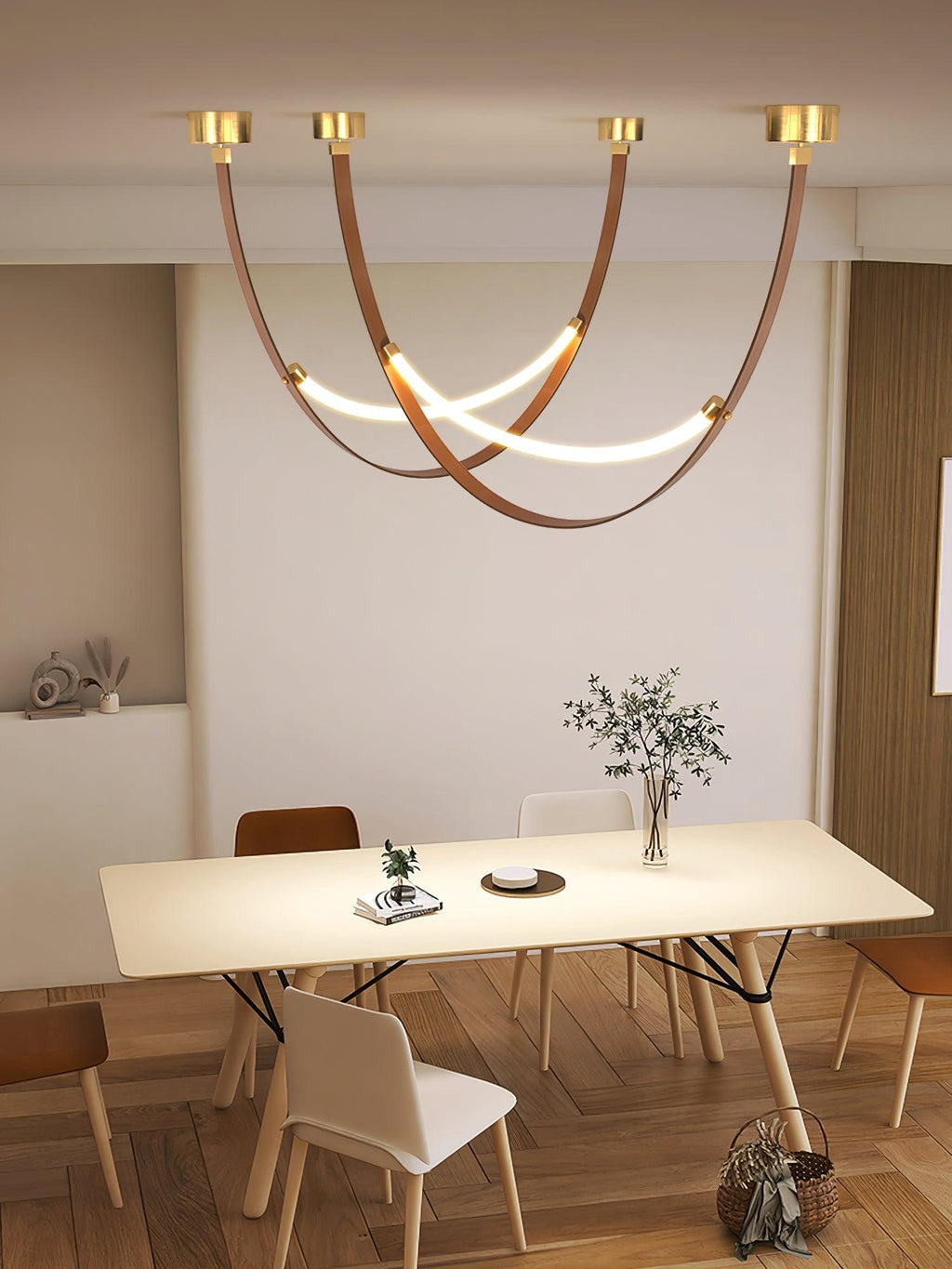 belt-pendant-lamp-anzaz-Gold & Black-3