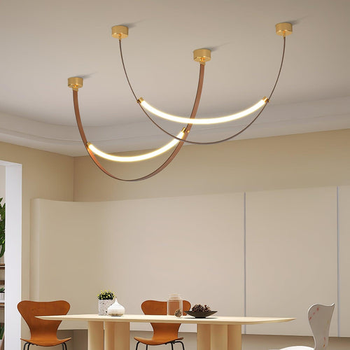 belt-pendant-lamp-anzaz-Gold & Light Brown-2