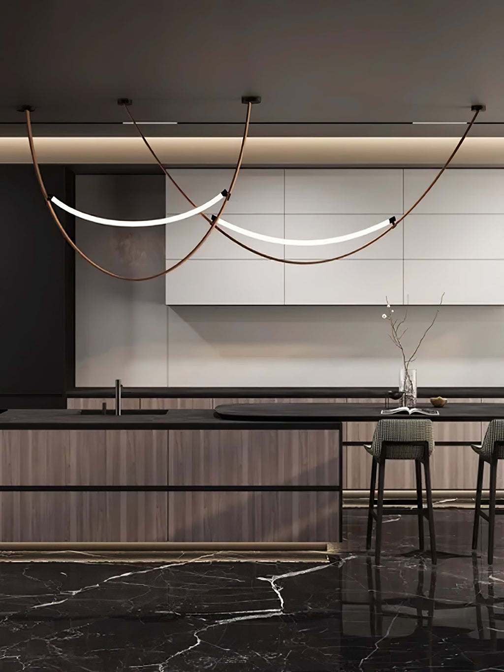 belt-pendant-lamp-anzaz-Gold & Light Brown-7