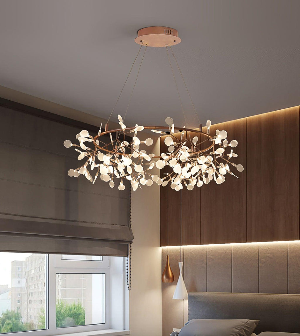 big-o-firefly-led-chandelier-anzaz-Warm Light & Rose gold-6