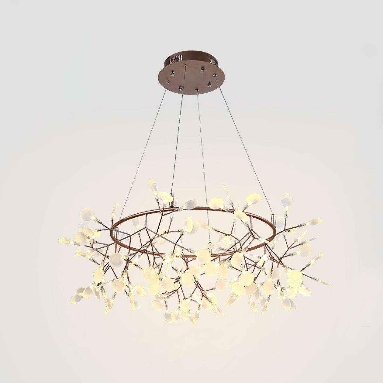 big-o-firefly-led-chandelier-anzaz-Warm Light & Rose gold-12