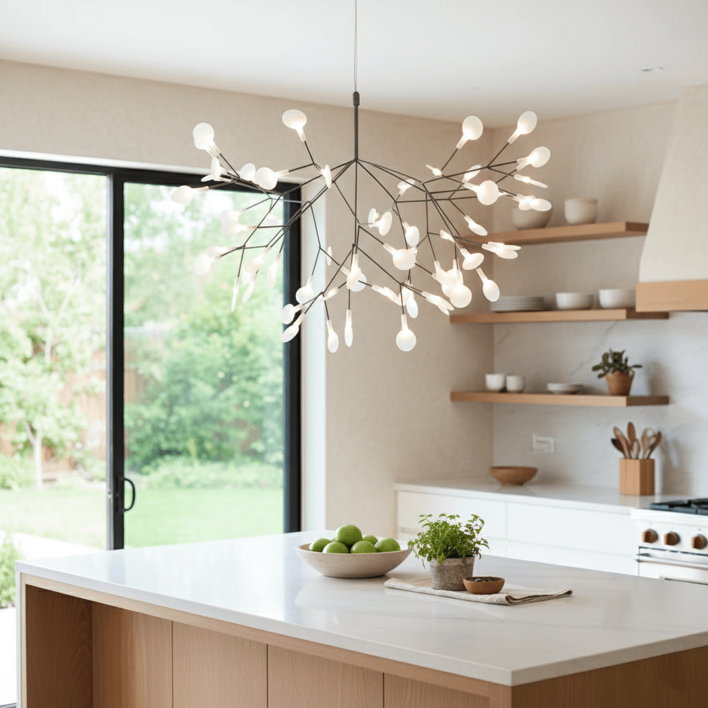 black-firefly-led-chandelier-anzaz-Warm Light-3