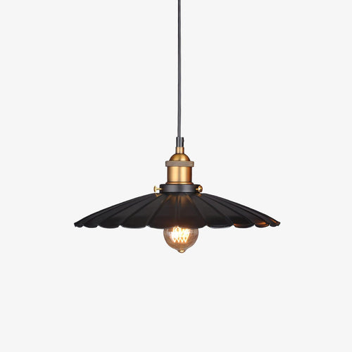 black-skirt-pendant-light-anzaz-Gold & Black-1
