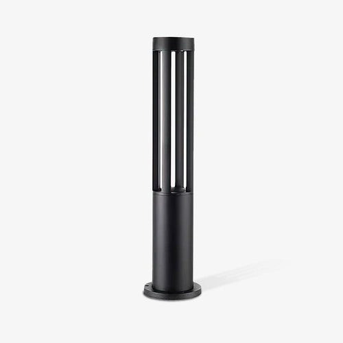 black-cylindrical-garden-outdoor-light-with-solar-panel-anzaz-Black-1