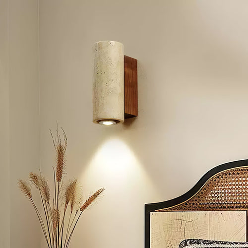 blend-wall-sconce-anzaz-Walnut Color & Yellow Travertine-2