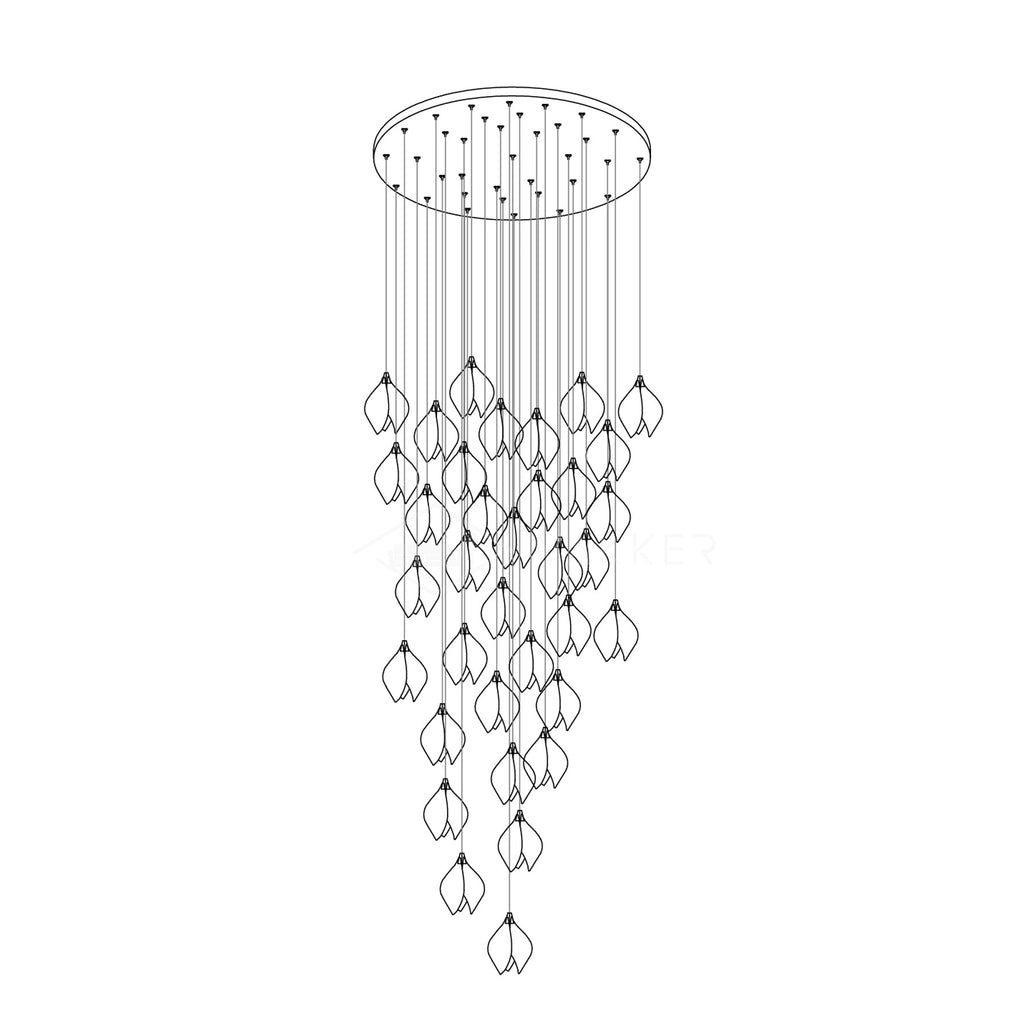 ceramic-flower-pendant-light-anzaz-Large ∅ 5.9″ x H 8.7″-43