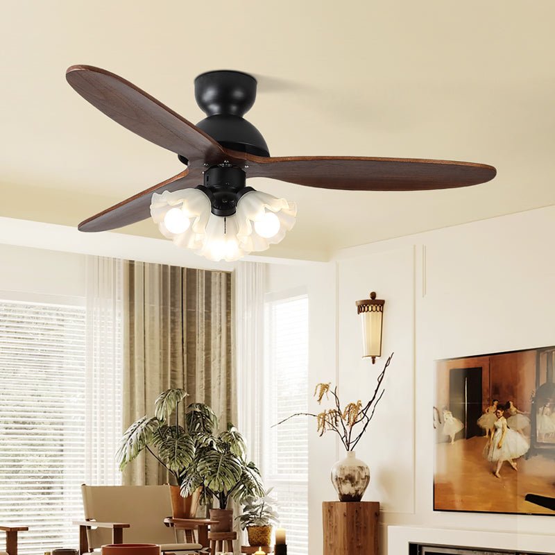 bloom-air-ceiling-fan-light-anzaz-Walnut Color & White & Black-3