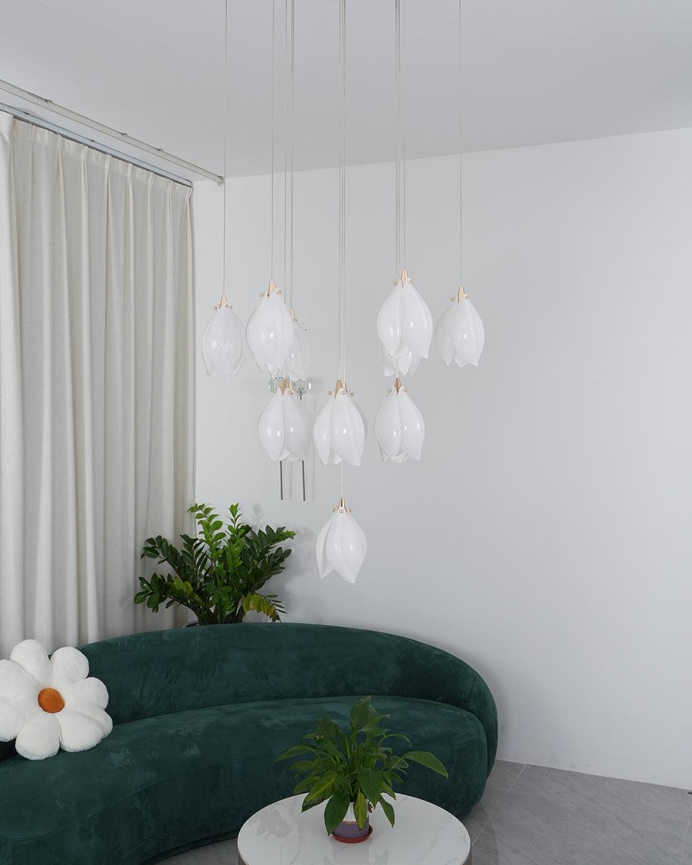 ceramic-flower-pendant-light-anzaz-Large ∅ 5.9″ x H 8.7″-32