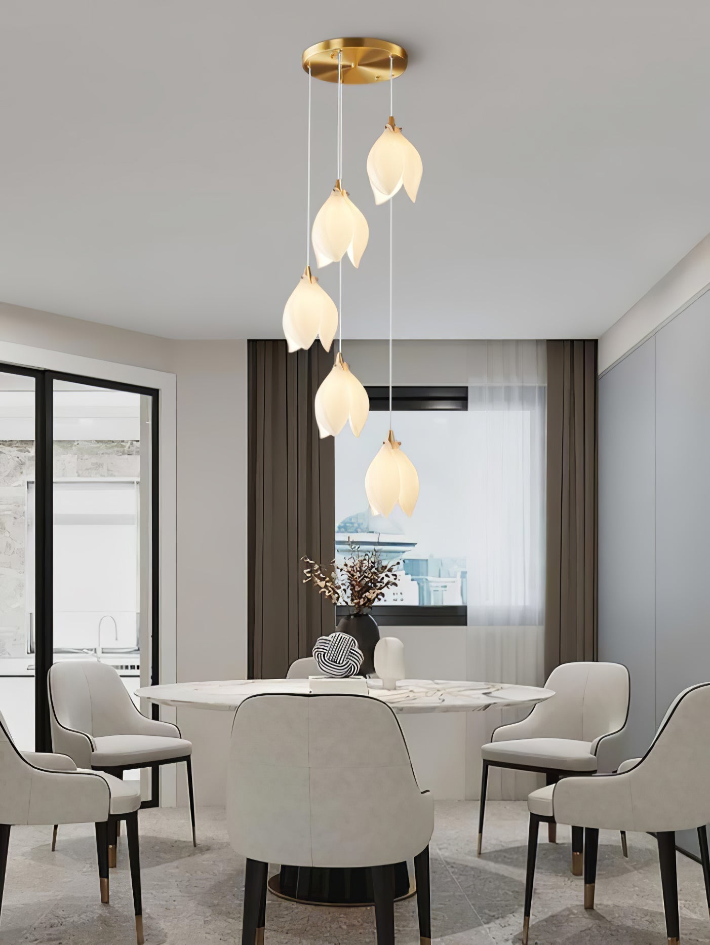 ceramic-flower-pendant-light-anzaz-Large ∅ 5.9″ x H 8.7″-35
