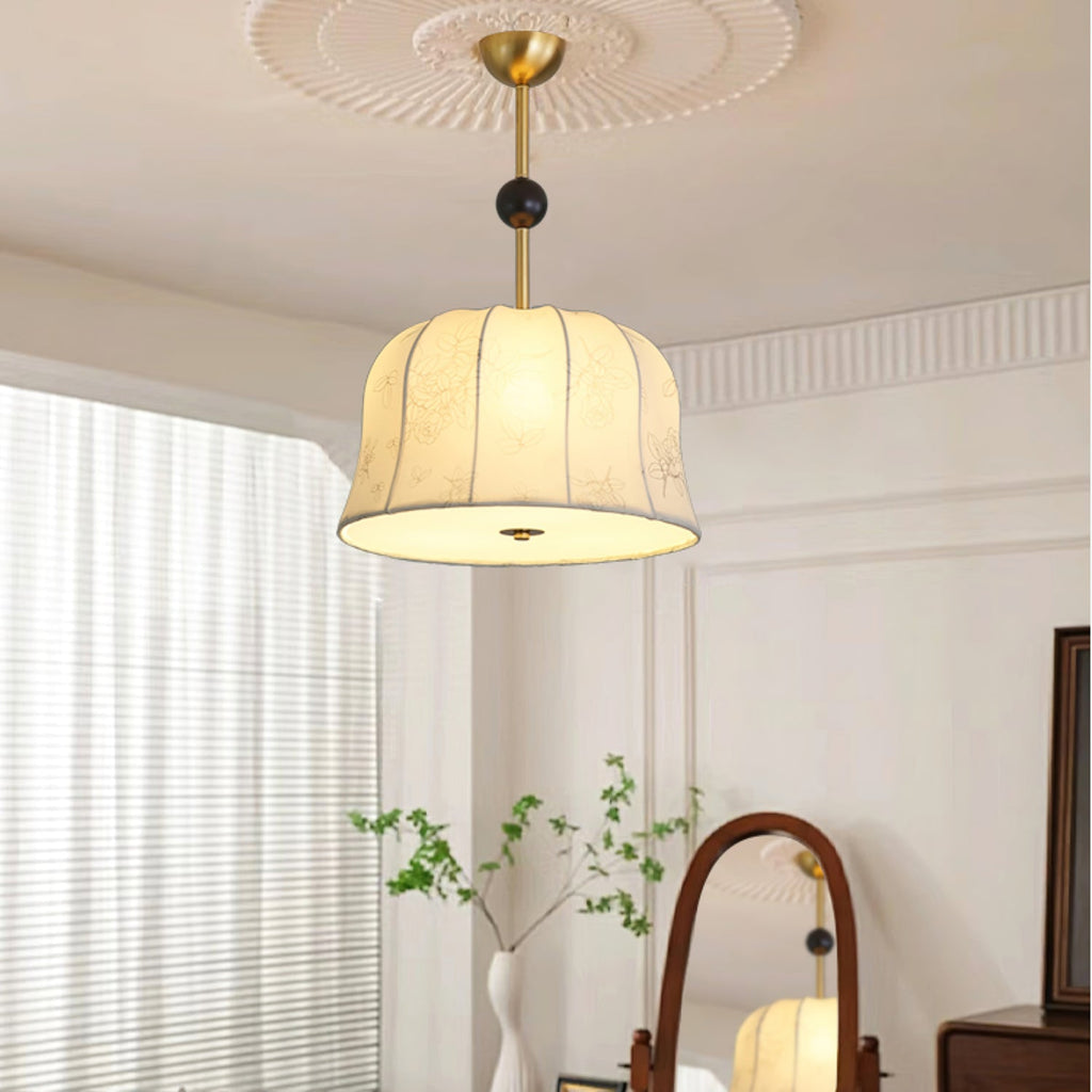 blossom-curve-pendant-lamp-anzaz-Gold & White-2