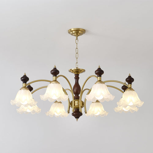blossom-flowers-chandelier-anzaz-Walnut Color & Gold-2