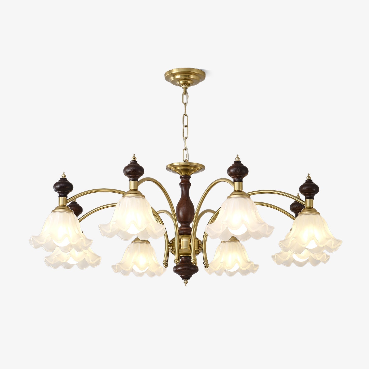 blossom-flowers-chandelier-anzaz-Walnut Color & Gold-1