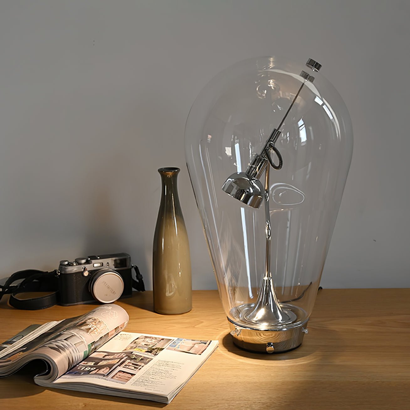 blow-table-lamp-anzaz-Chrome & Clear-5