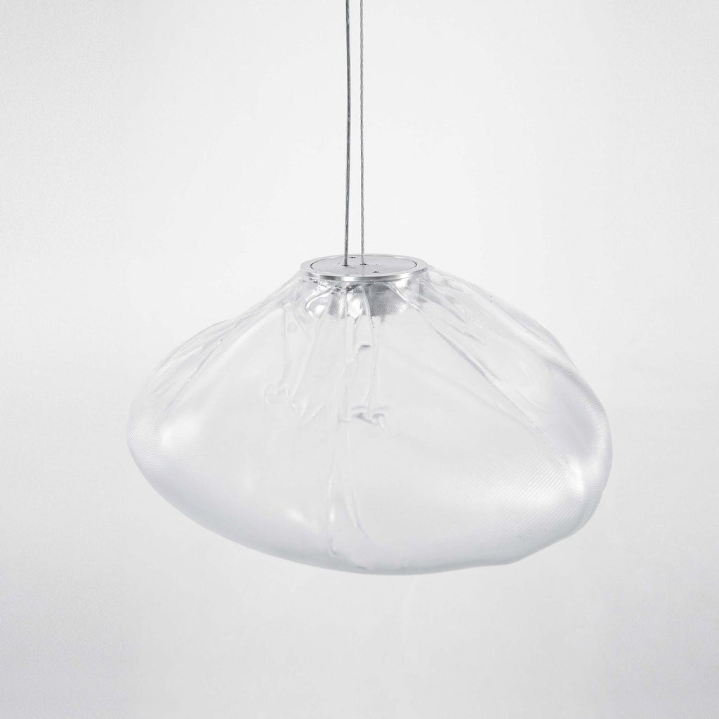 blown-glass-mesh-pendant-light-anzaz-Amber glass-23