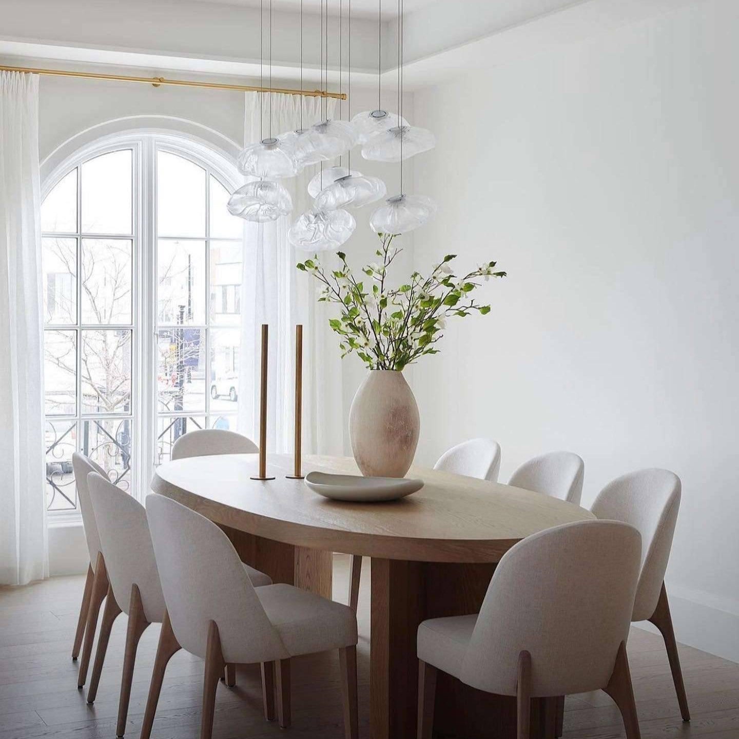 blown-glass-mesh-pendant-light-anzaz-Amber glass-63