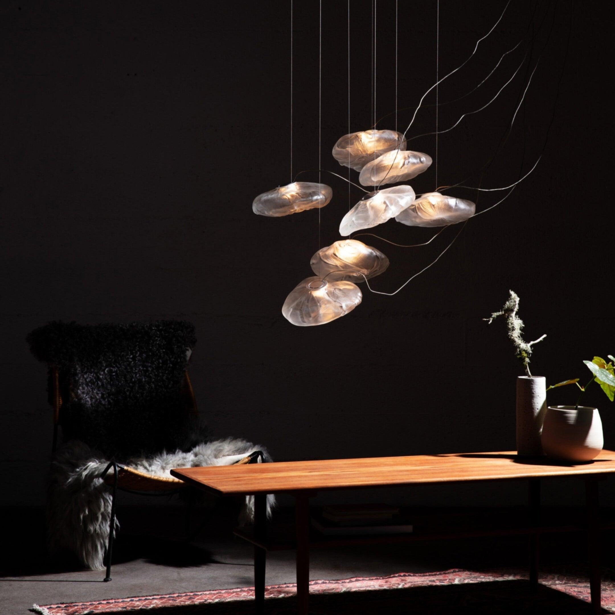 blown-glass-mesh-pendant-light-anzaz-Smoke grey glass-58