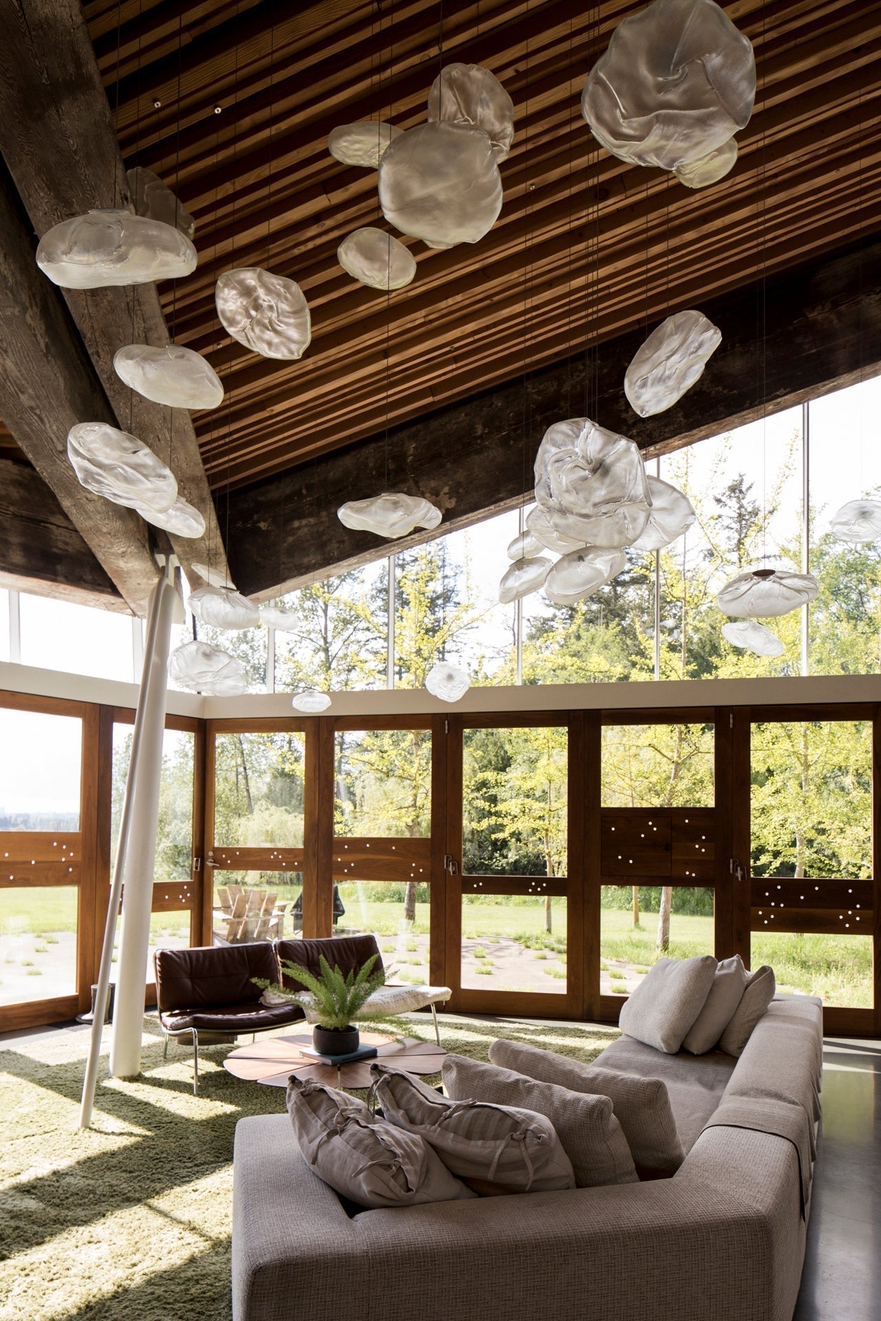 blown-glass-mesh-pendant-light-anzaz-Transparent glass-57