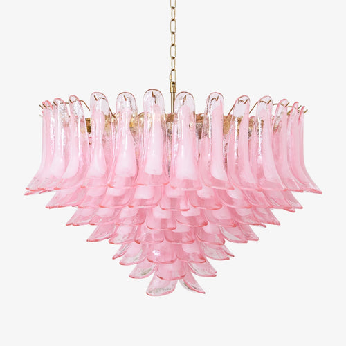 blush-pink-glass-murano-chandelier-anzaz-Gold & Pink glass-1
