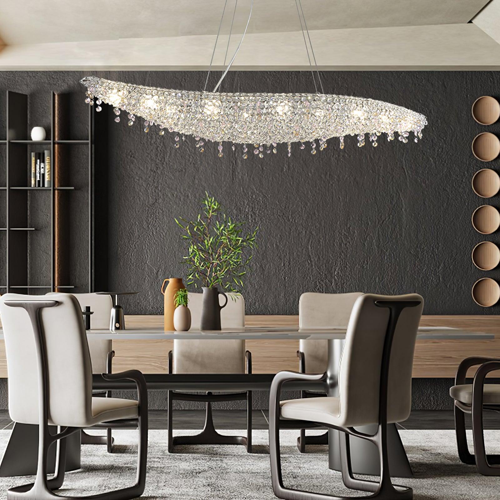boat-crystal-chandelier-anzaz-Clear crystal & Chrome-2