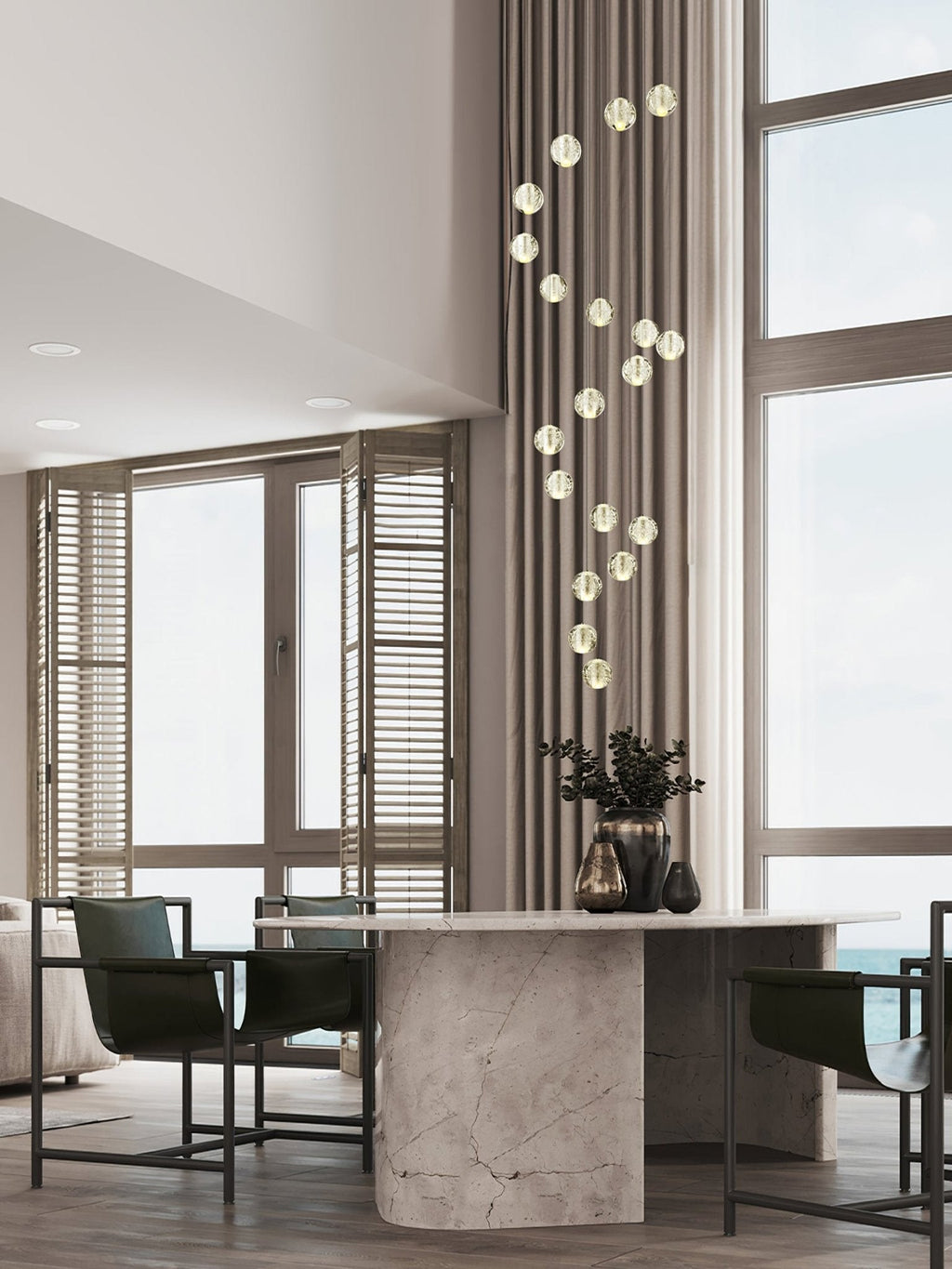 crystal-bubbles-balls-pendant-lamp-anzaz-Chrome & Clear-3
