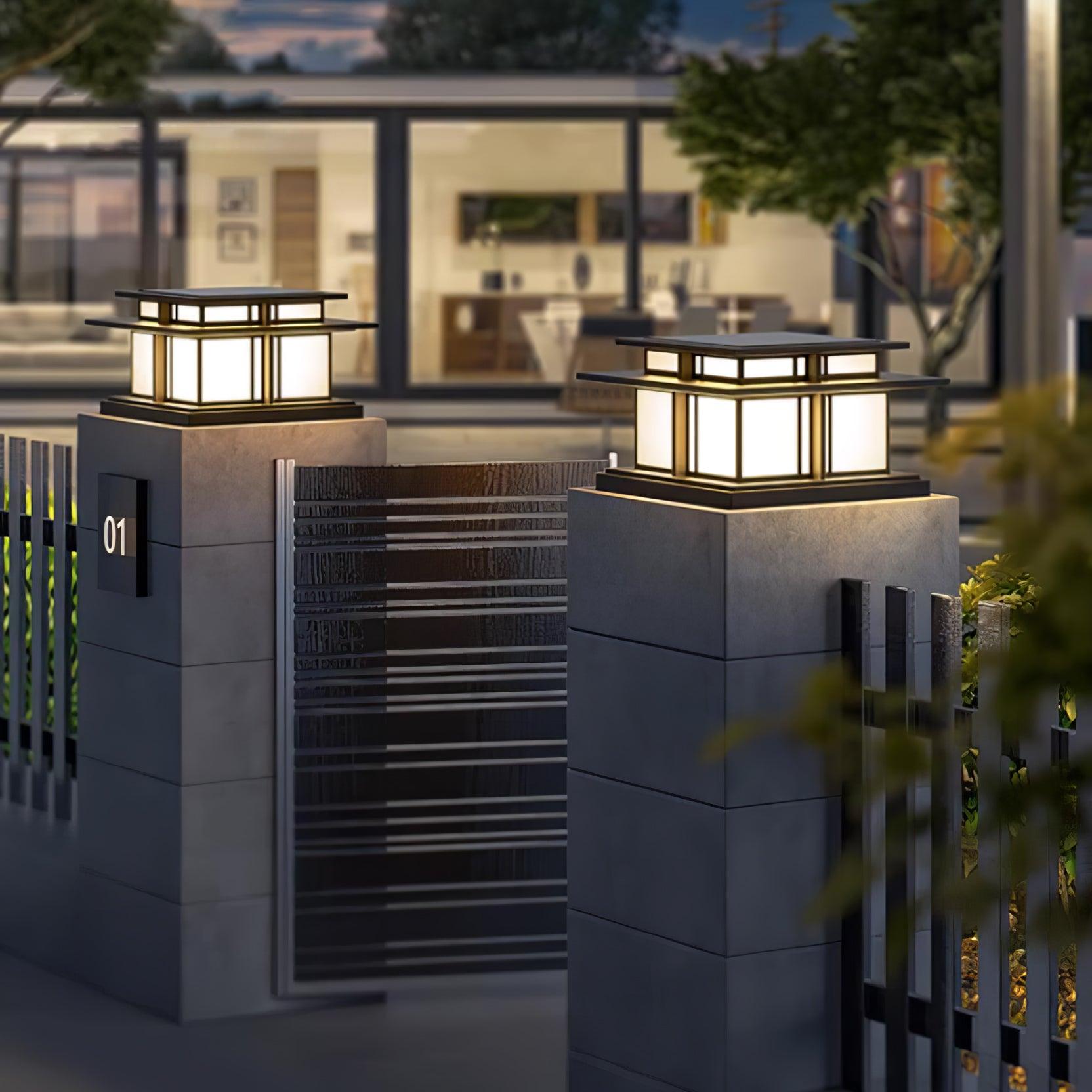 boilyn-outdoor-pillar-light-anzaz-Wired Version & DC 12V-14