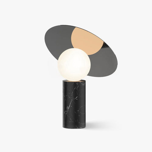 bola-disc-table-lamp-anzaz-Gold & White Marble-1