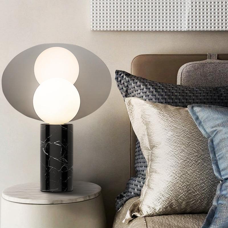 bola-disc-table-lamp-anzaz-Gold & Black Marble-7