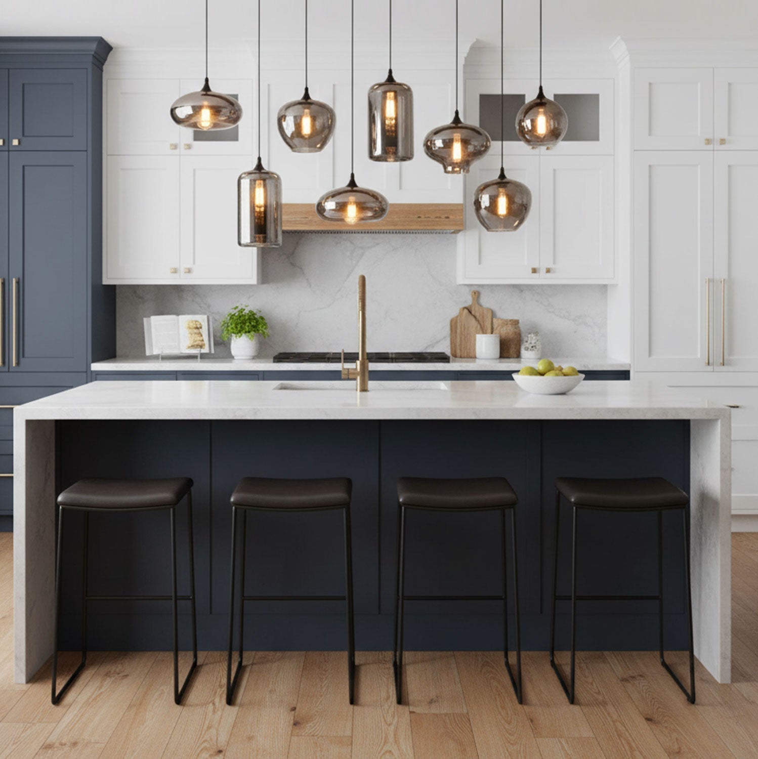 bottle-glass-pendant-light-anzaz-Smoke Gray & Black-6