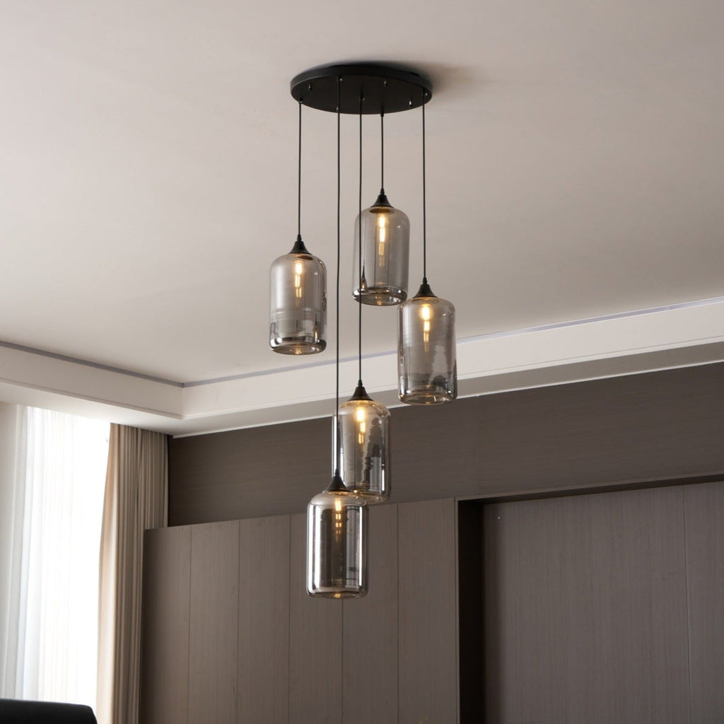bottle-glass-pendant-light-anzaz-Smoke Gray & Black-8
