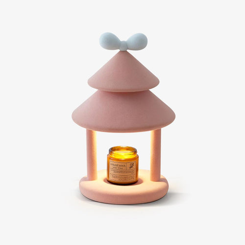 bow-tie-cone-table-lamp-anzaz-Pink & White-1