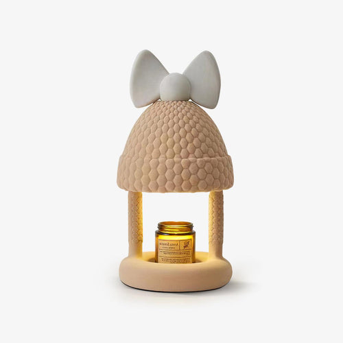 bow-tie-hat-table-lamp-anzaz-Milk Coffee & White-1