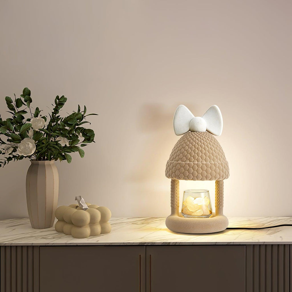 bow-tie-hat-table-lamp-anzaz-Milk Coffee & White-4